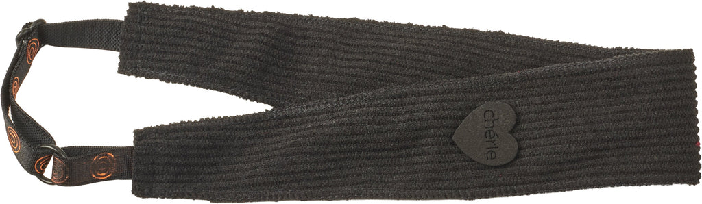 sweatband corduroy heart adjustable