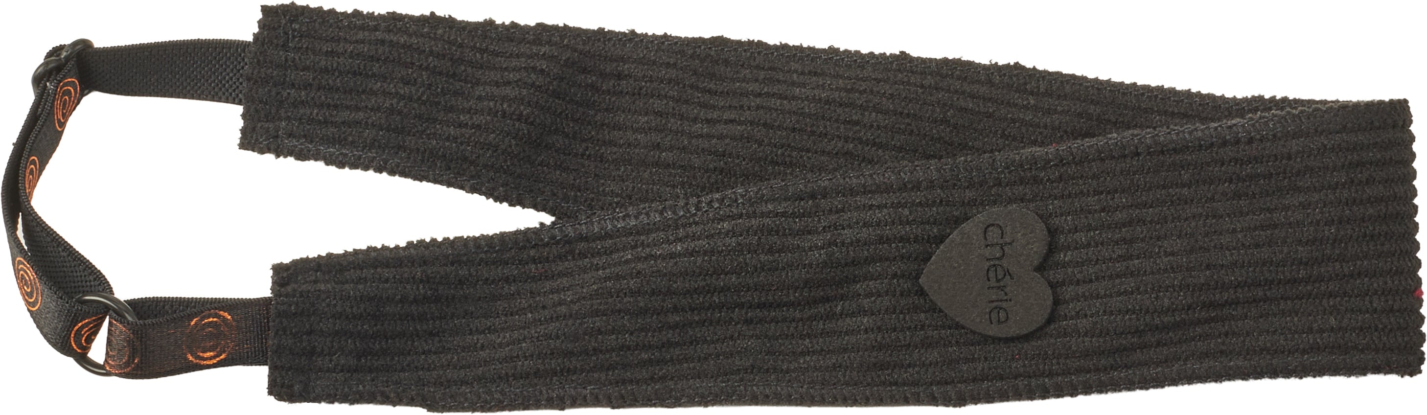 sweatband corduroy heart adjustable