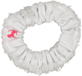 pony scrunchie horse patch on denim narrow