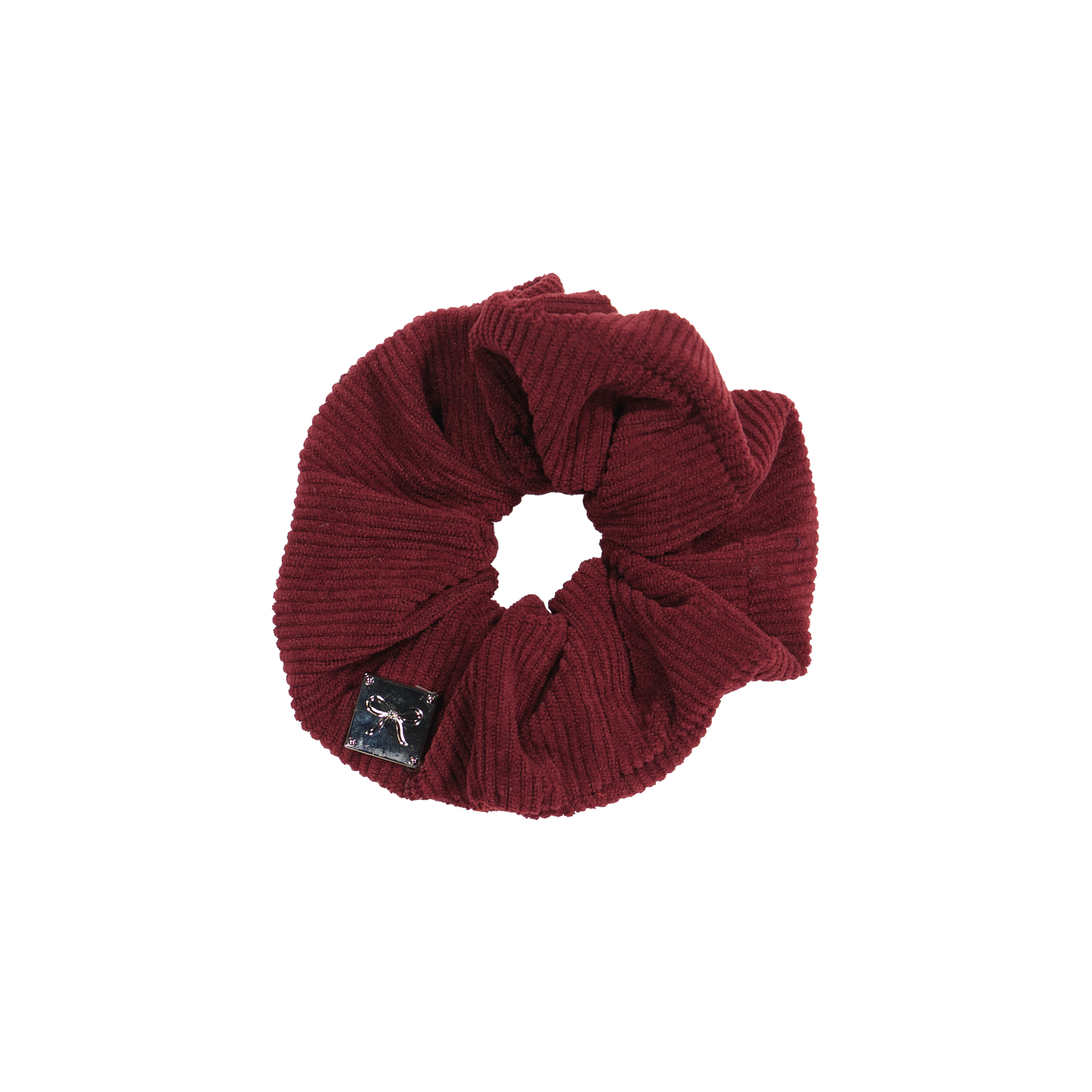 pony scrunchie metal clamp bow