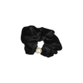 pony scrunchie velvet pearl ball wide