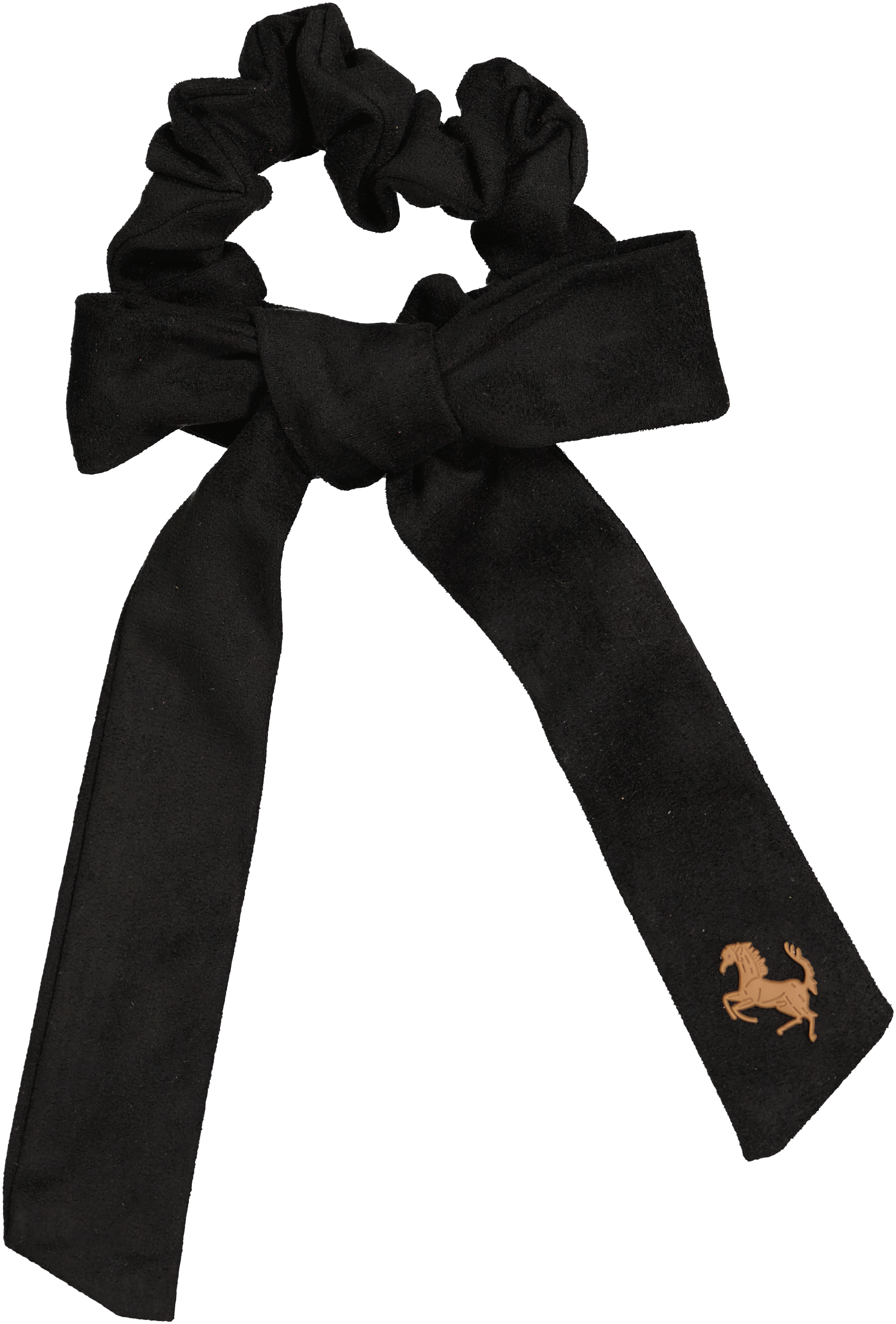 pony scrunchie rubber horse bow