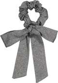 pony scrunchie winter sports fabric bow