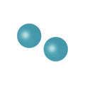 earring stud flat pearl