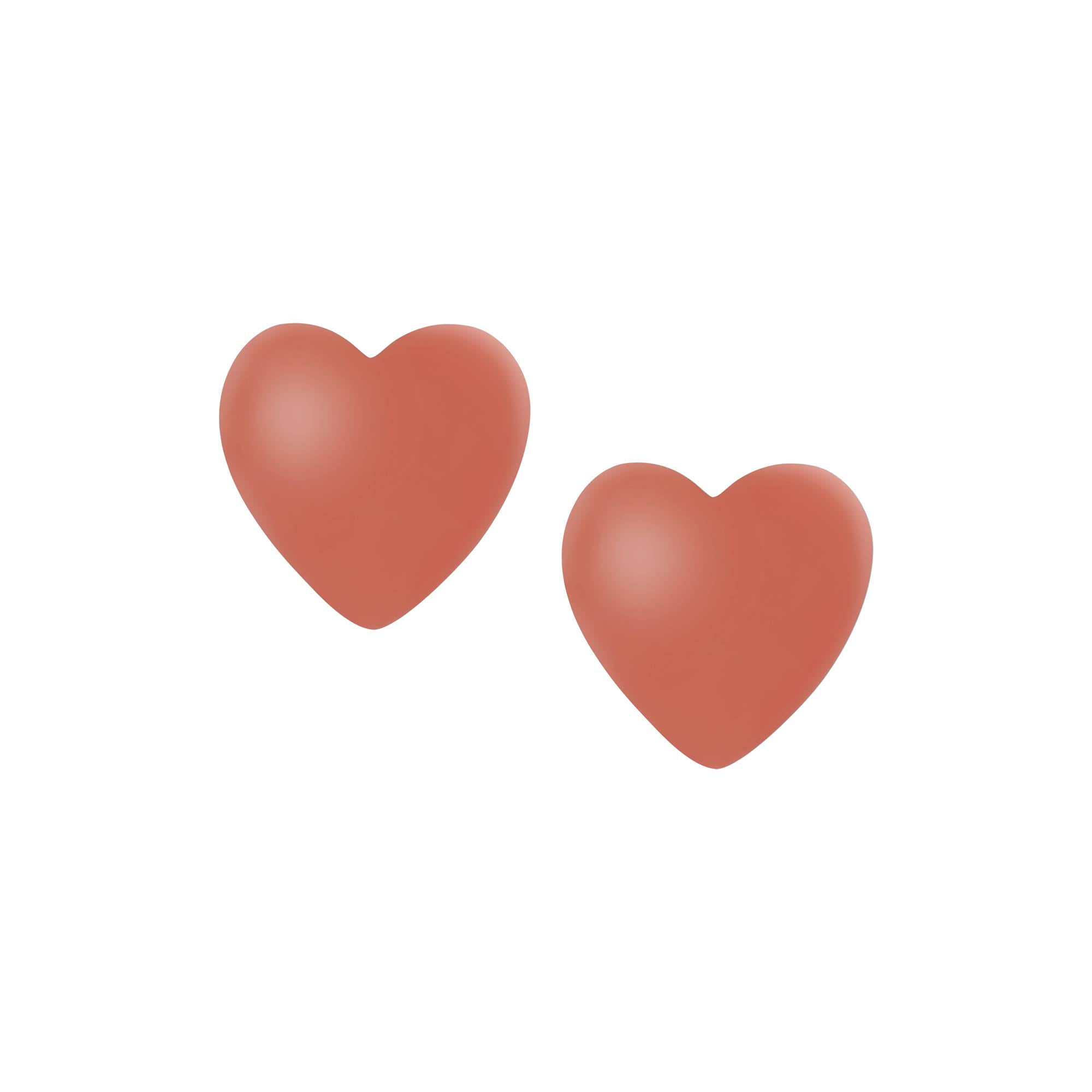 earring stud heart