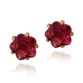 earring stud flower