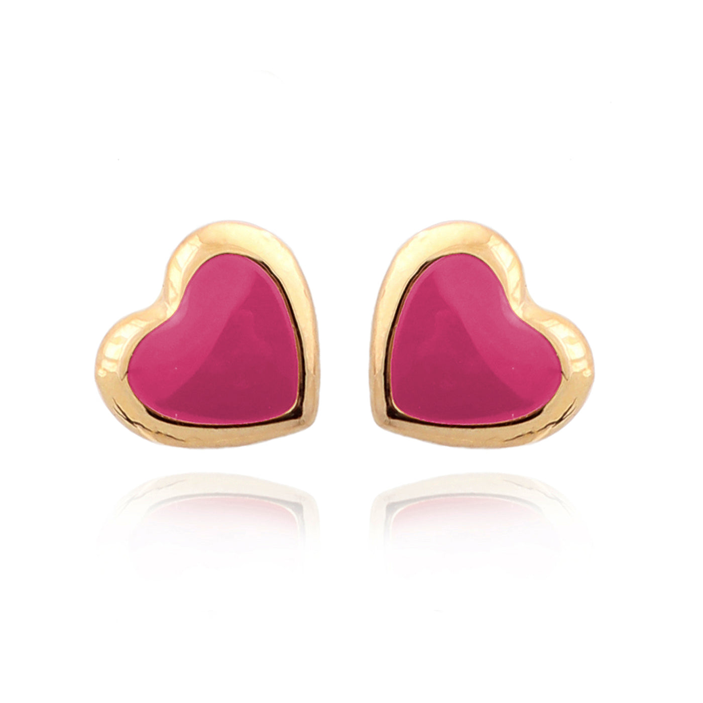 earring stud solid enamel