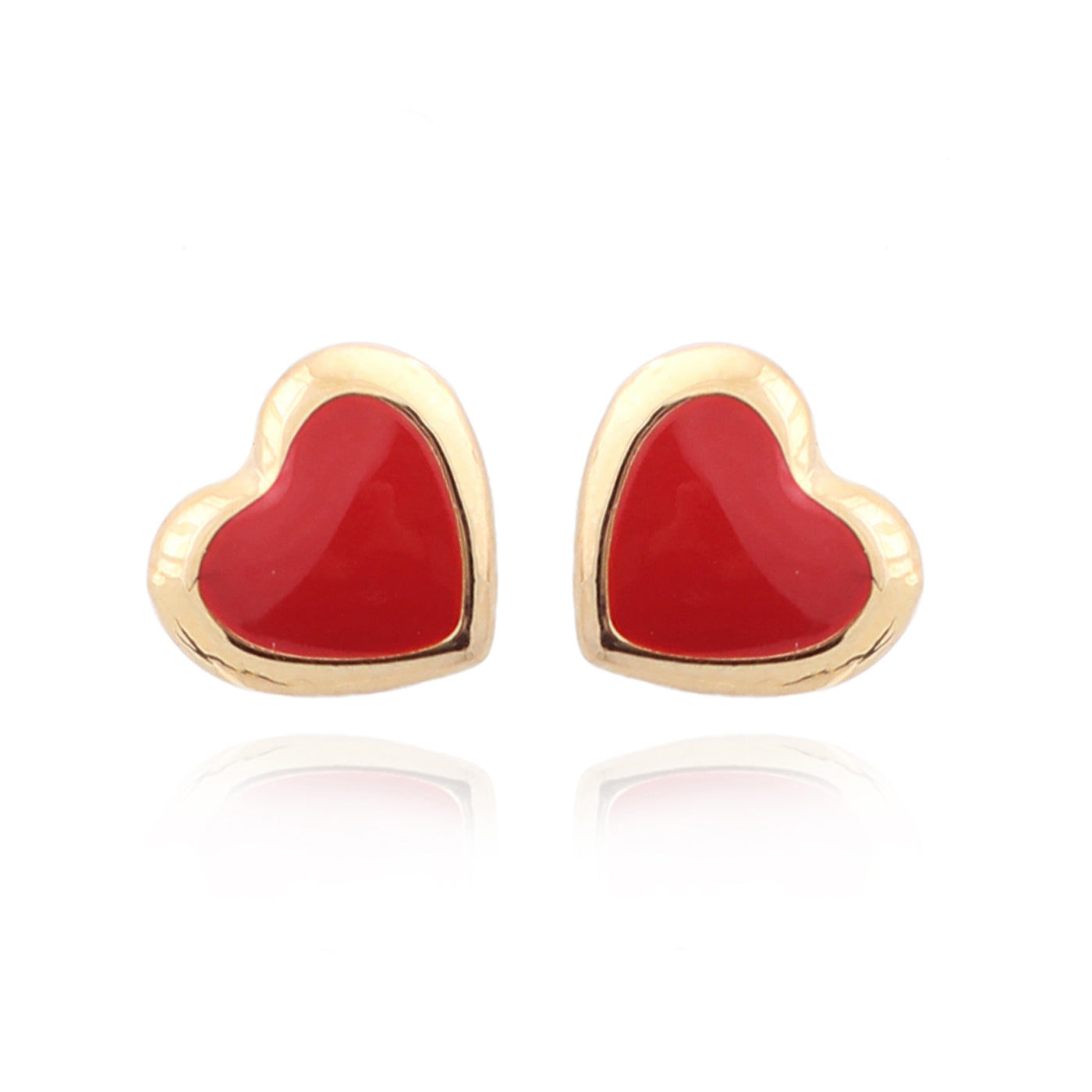 earring stud solid enamel