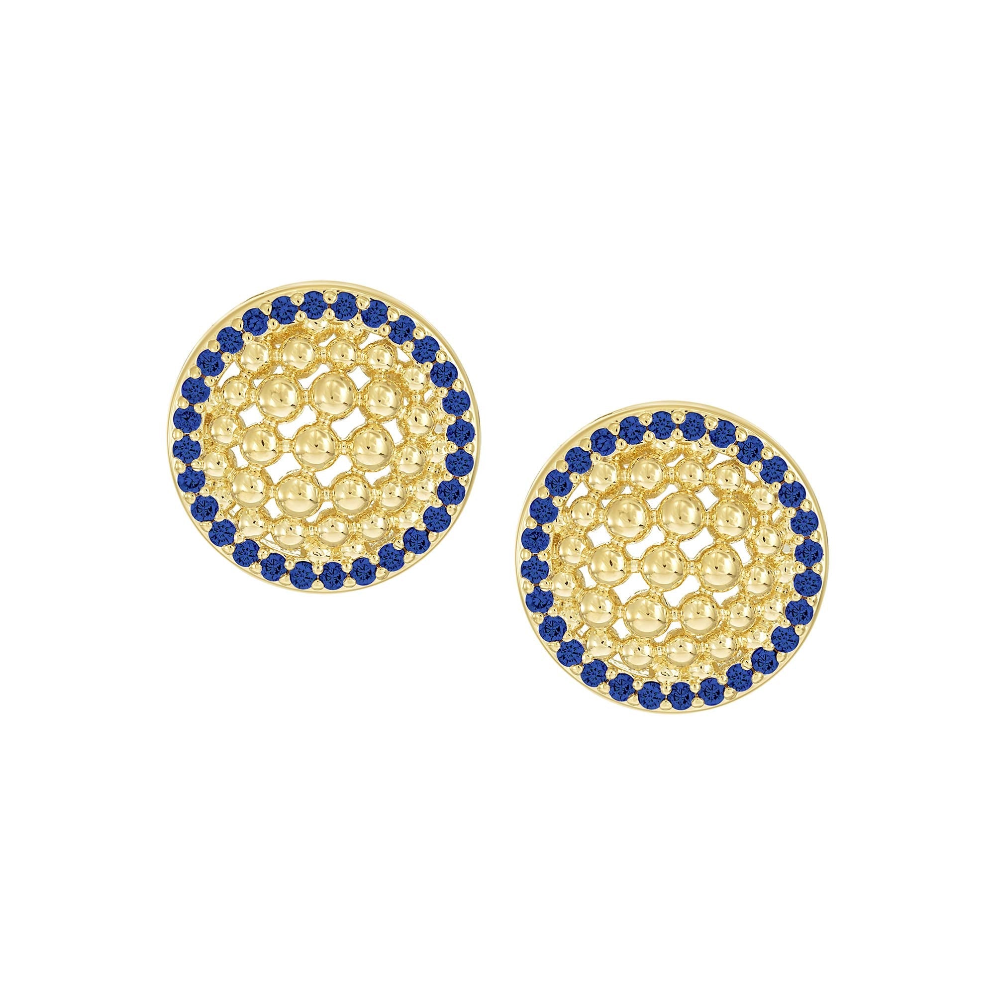 earring stud mesh dome