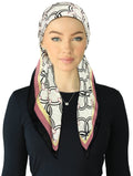 headscarf open circled with border