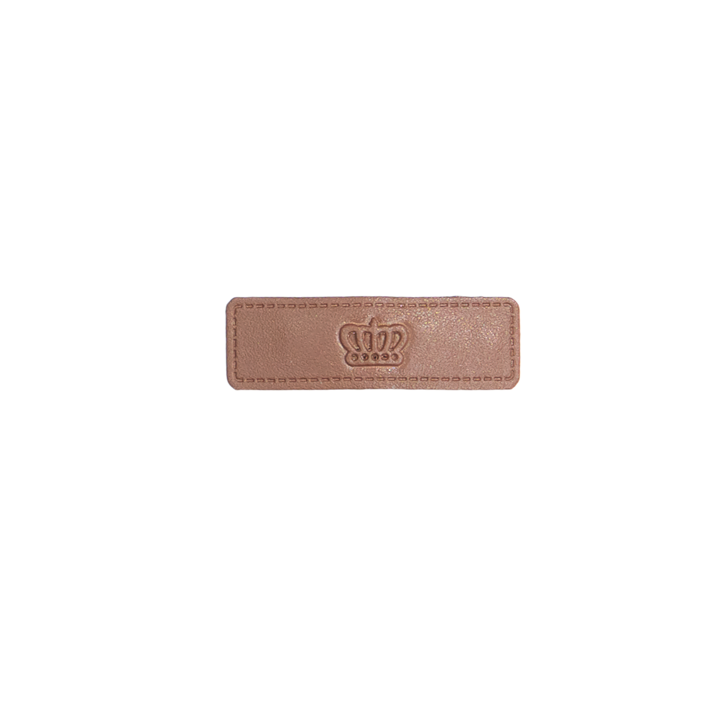 clip snap leather crown