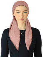 headscarf closed back pretied adjustable