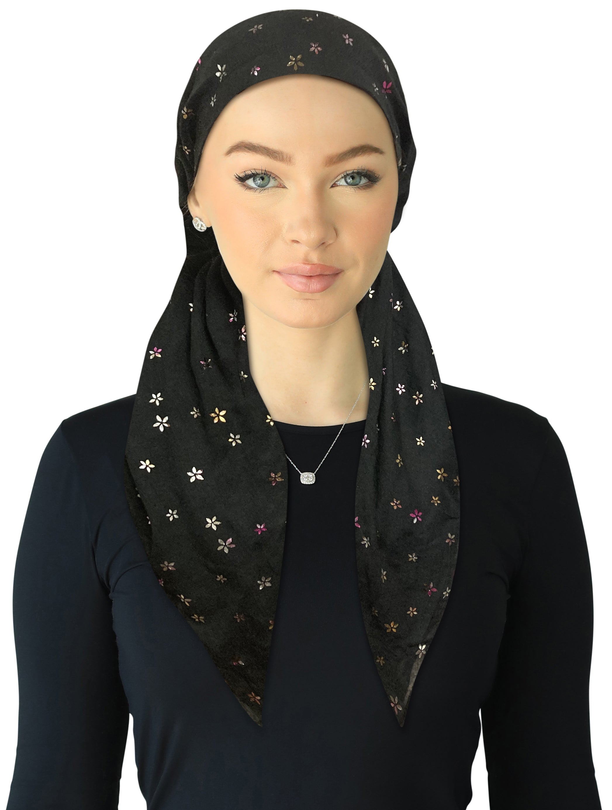 headscarf closed back adjustable