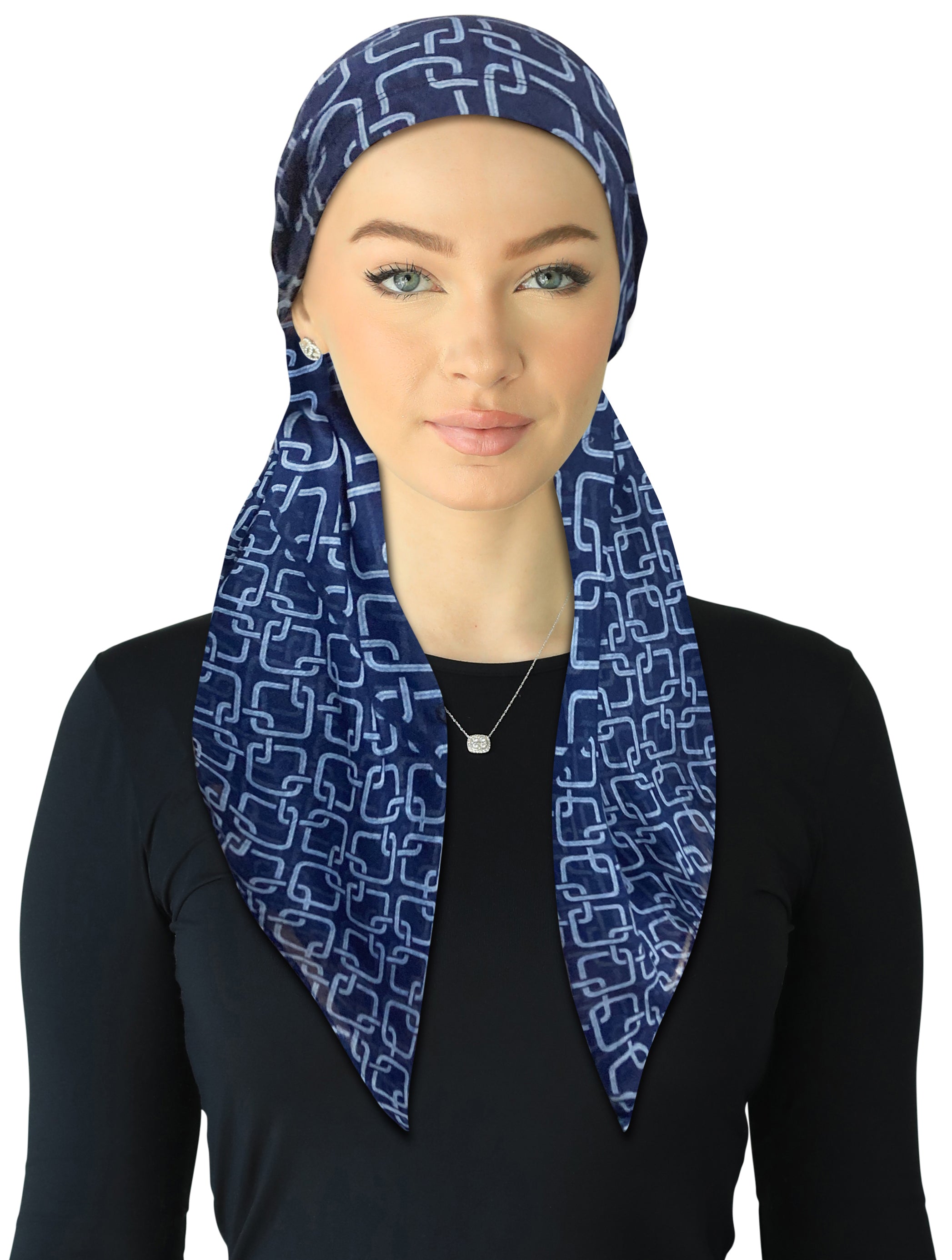 headscarf closed back adjustable
