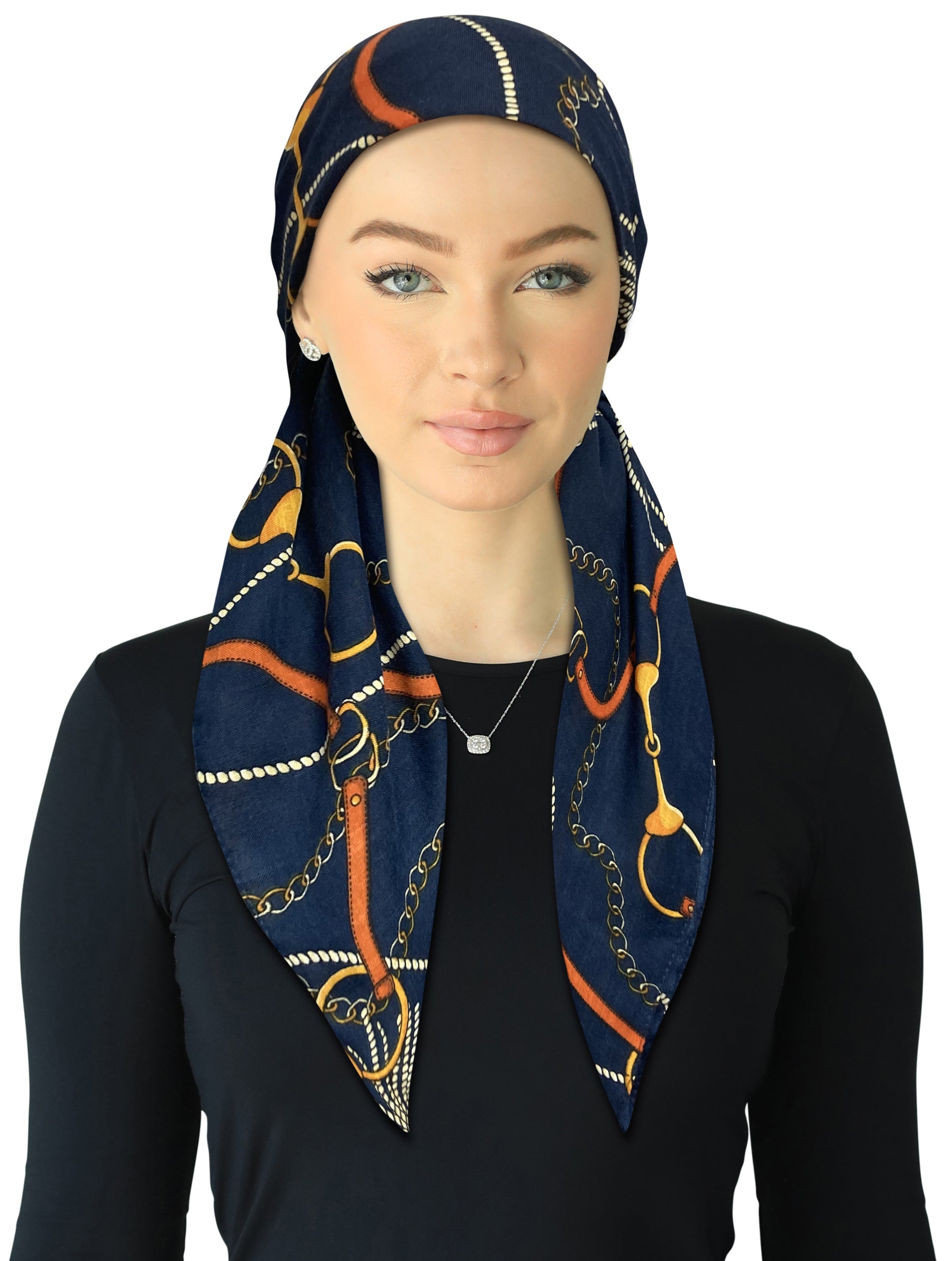 headscarf closed back adjustable