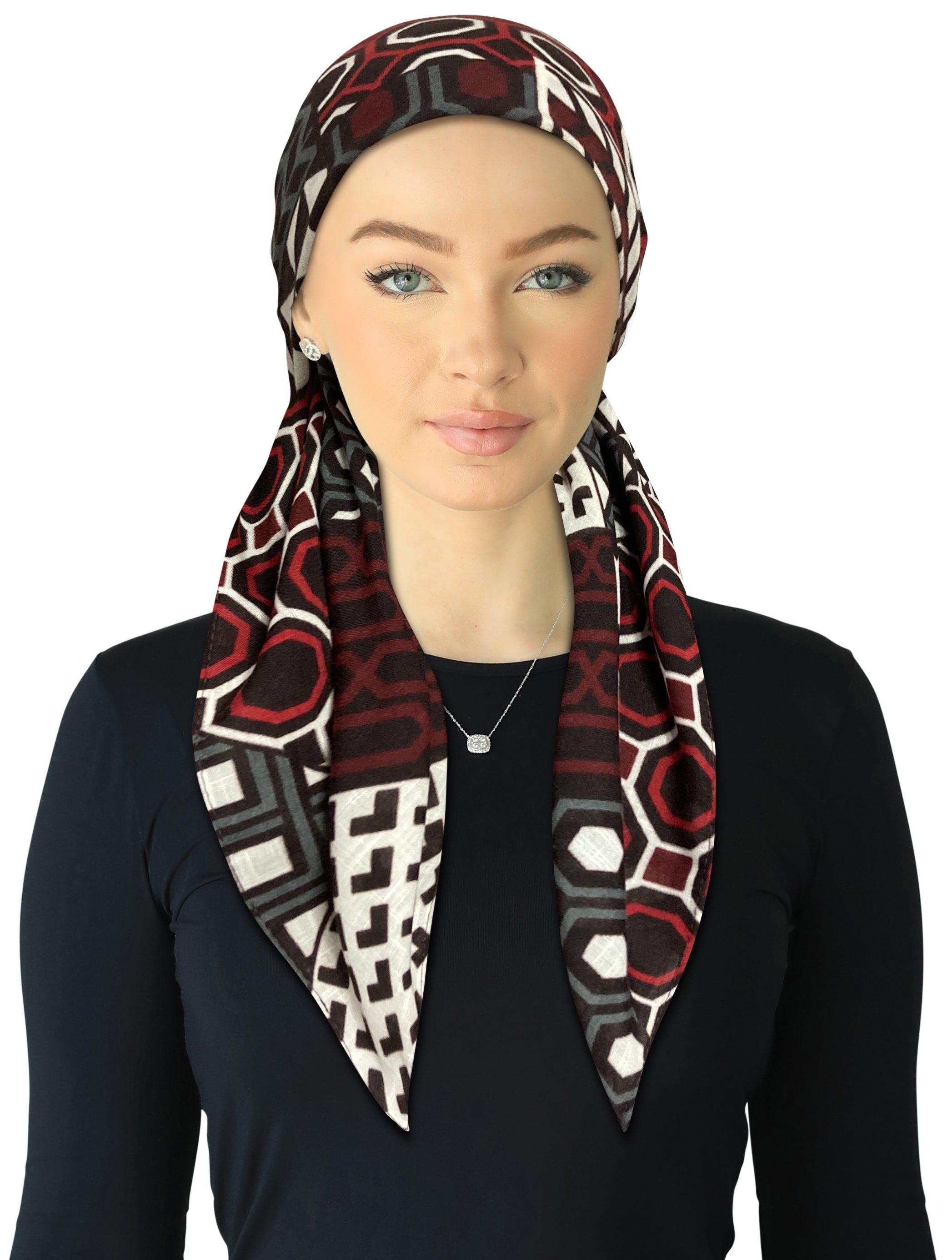 headscarf closed back adjustable