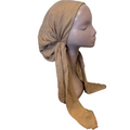 headscarf pretied tweed