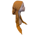 headscarf pretied tweed