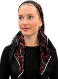headscarf open bright swirl