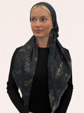 headscarf open washed splatter
