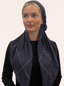 headscarf closed outline box