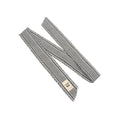 hair tie pin stripe and gingham with edge