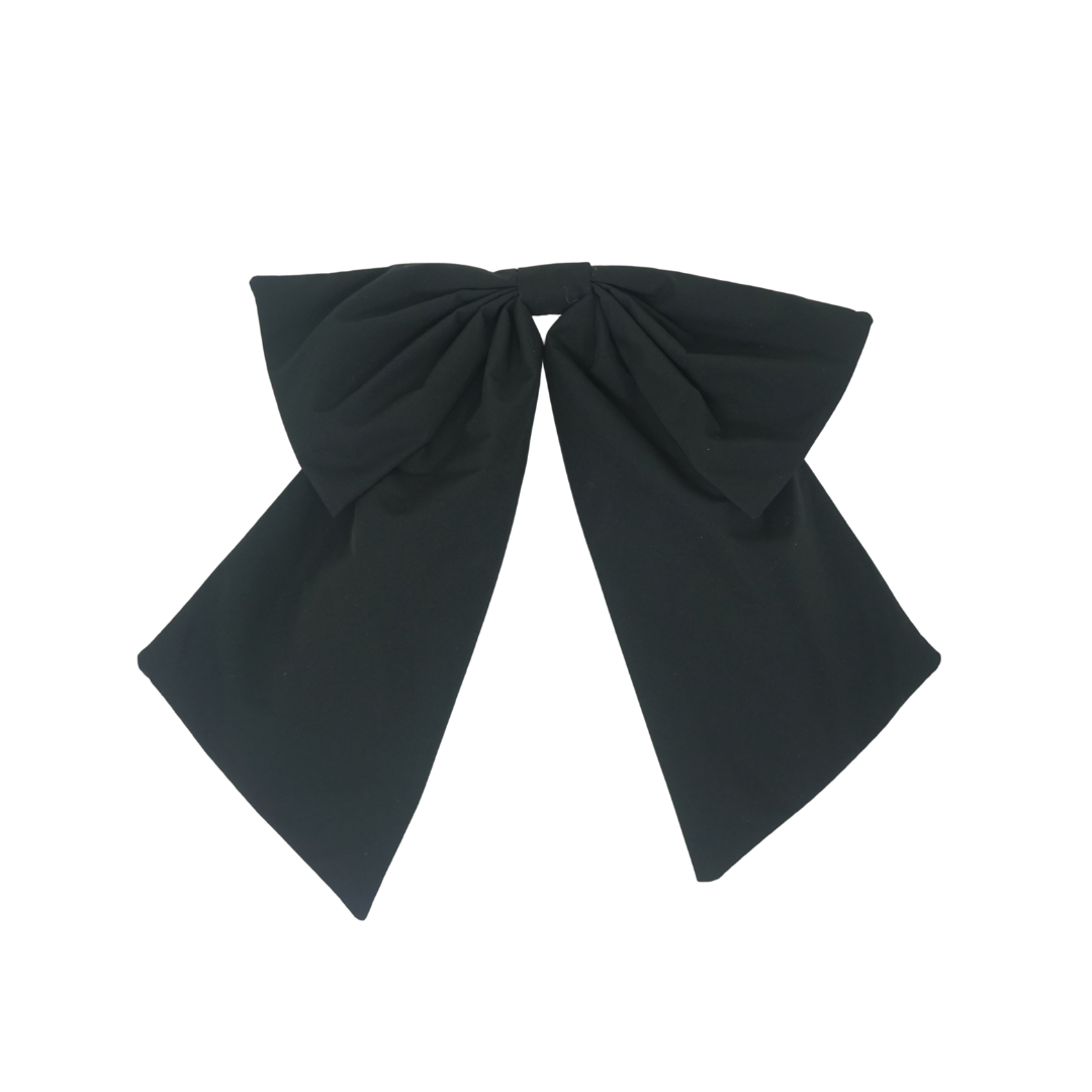 clip taffeta winter edition dressy bow