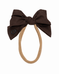 sweatband taffeta winter edition dressy bow