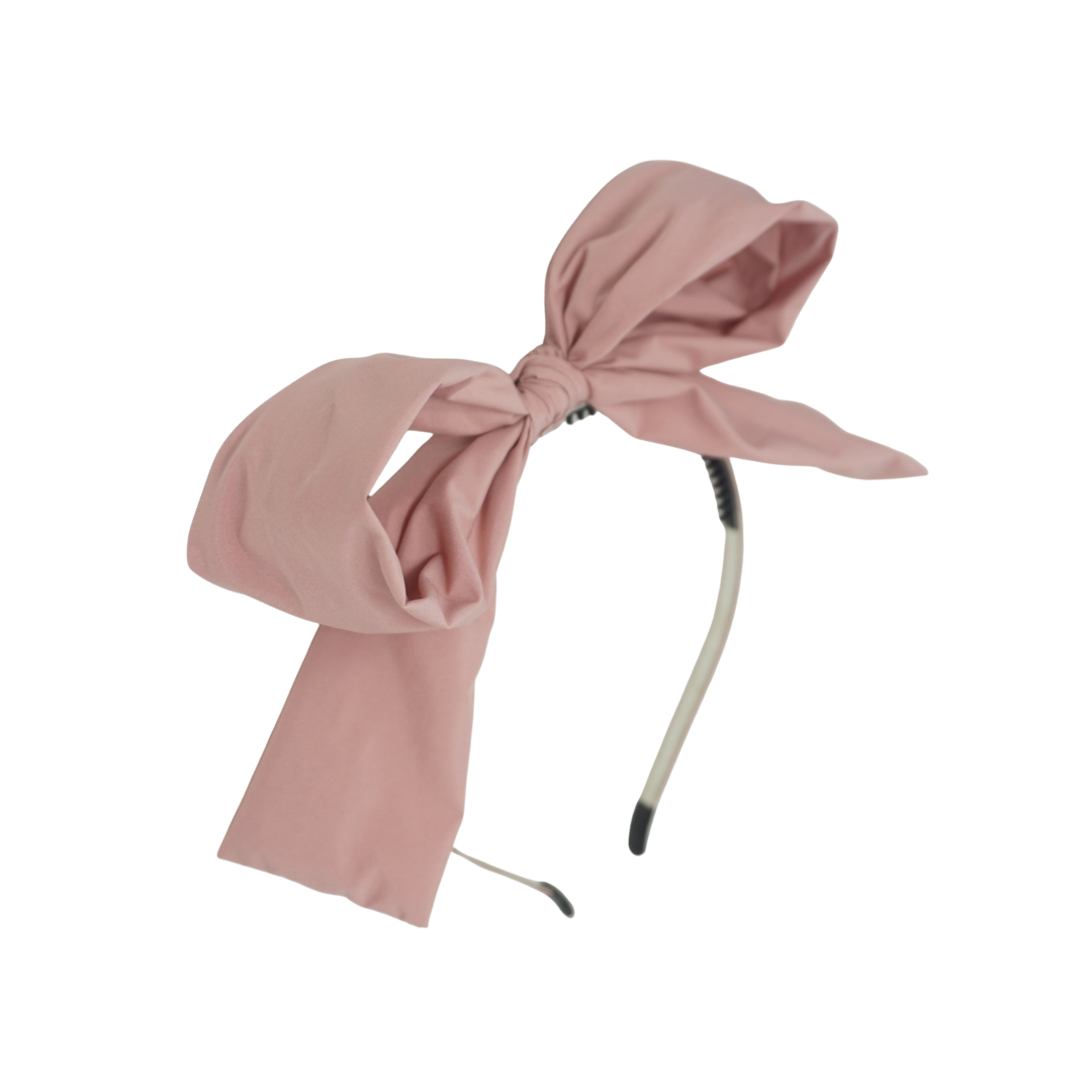 headband dressy taffeta bow