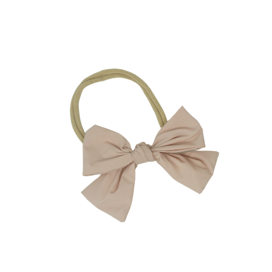 baby band dressy nylon taffeta bow