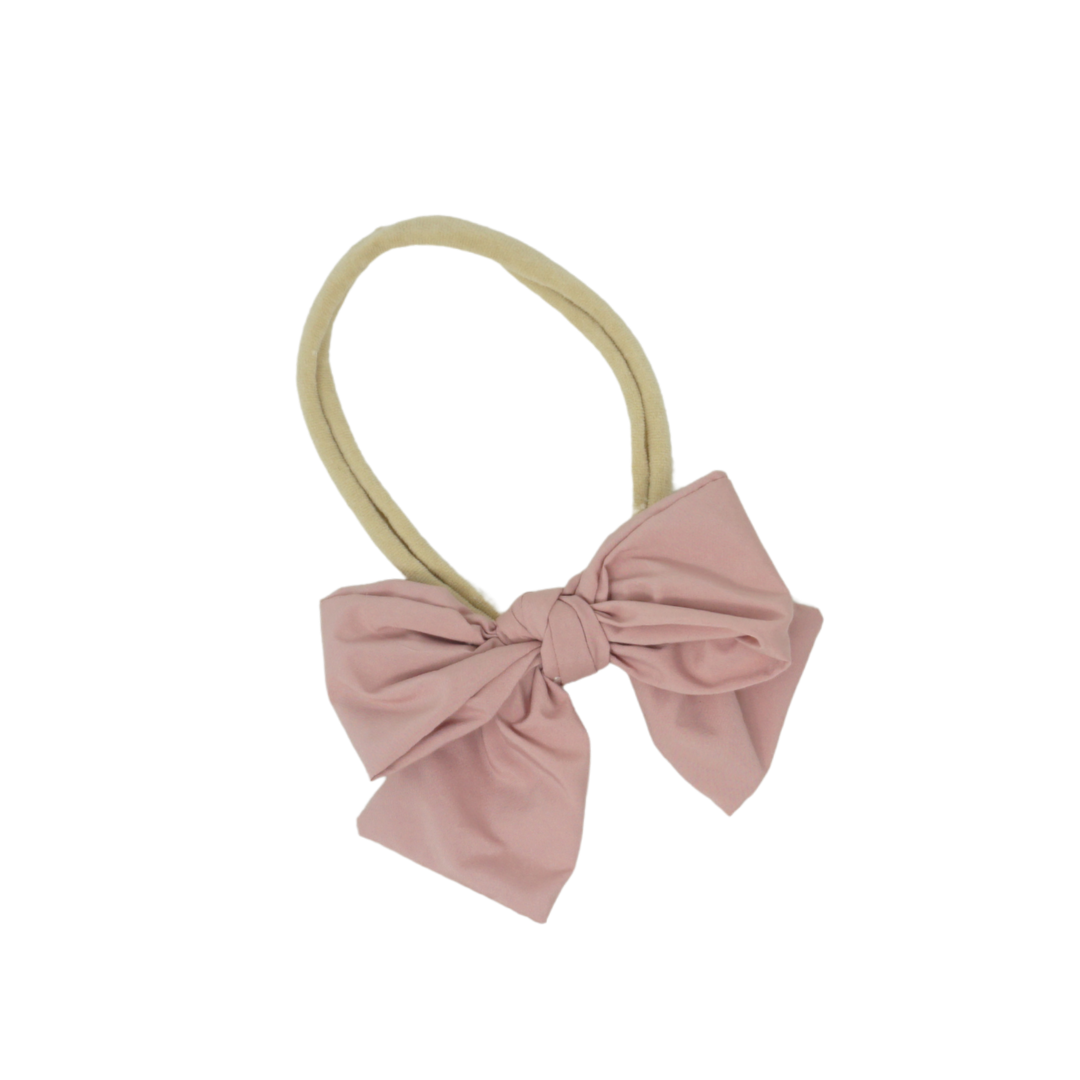 baby band dressy nylon taffeta bow