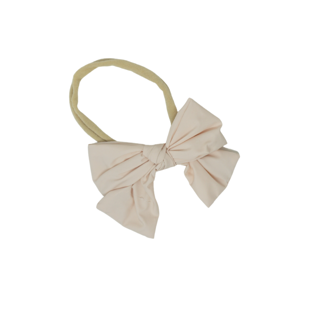 baby band dressy nylon taffeta bow