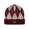 hat argyle with cuff