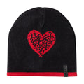 hat leopard heart