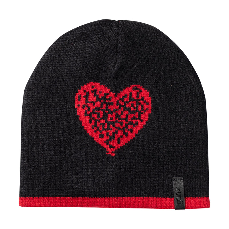 hat leopard heart