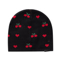 hat cherry heart print