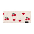 headwrap cherry heart print