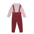 set outfit vertical stripes