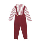 set outfit vertical stripes