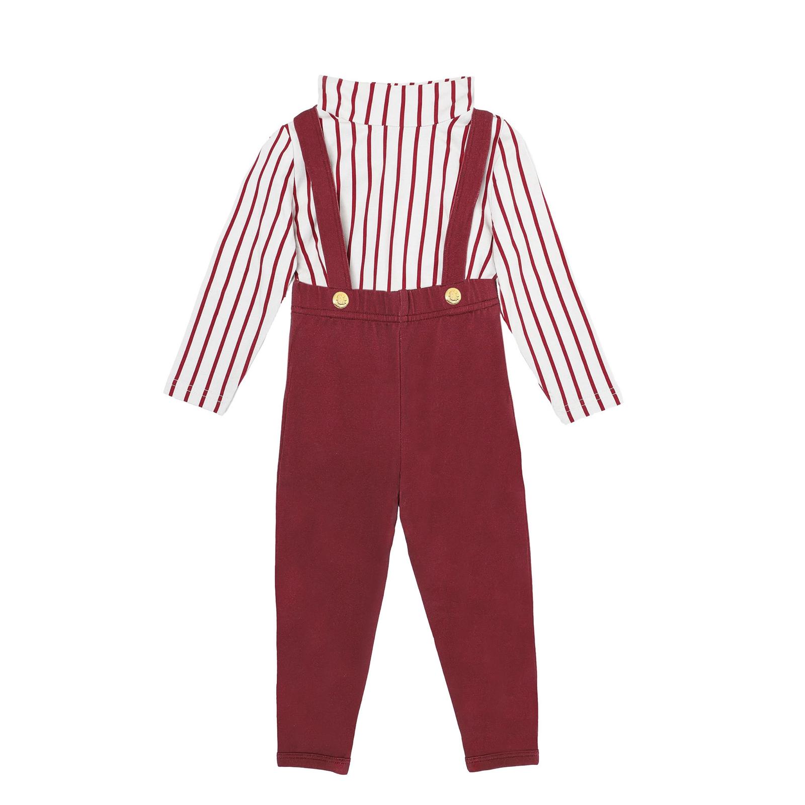 set outfit vertical stripes