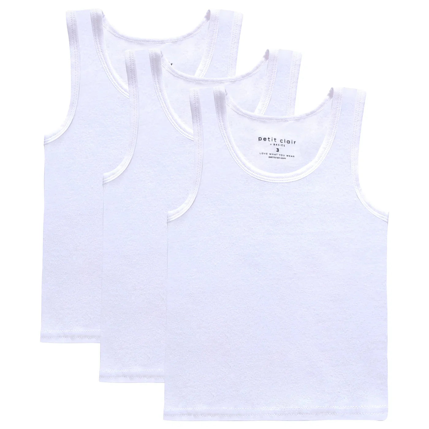 vest boys undershirt 3pk