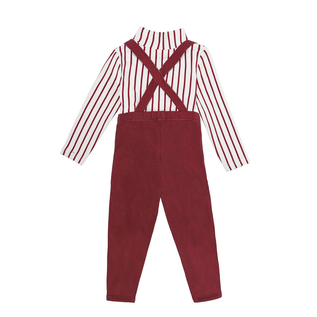 set outfit vertical stripes