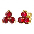 earring three stone cz stud