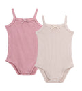 onesie 2pc ribbed w bow
