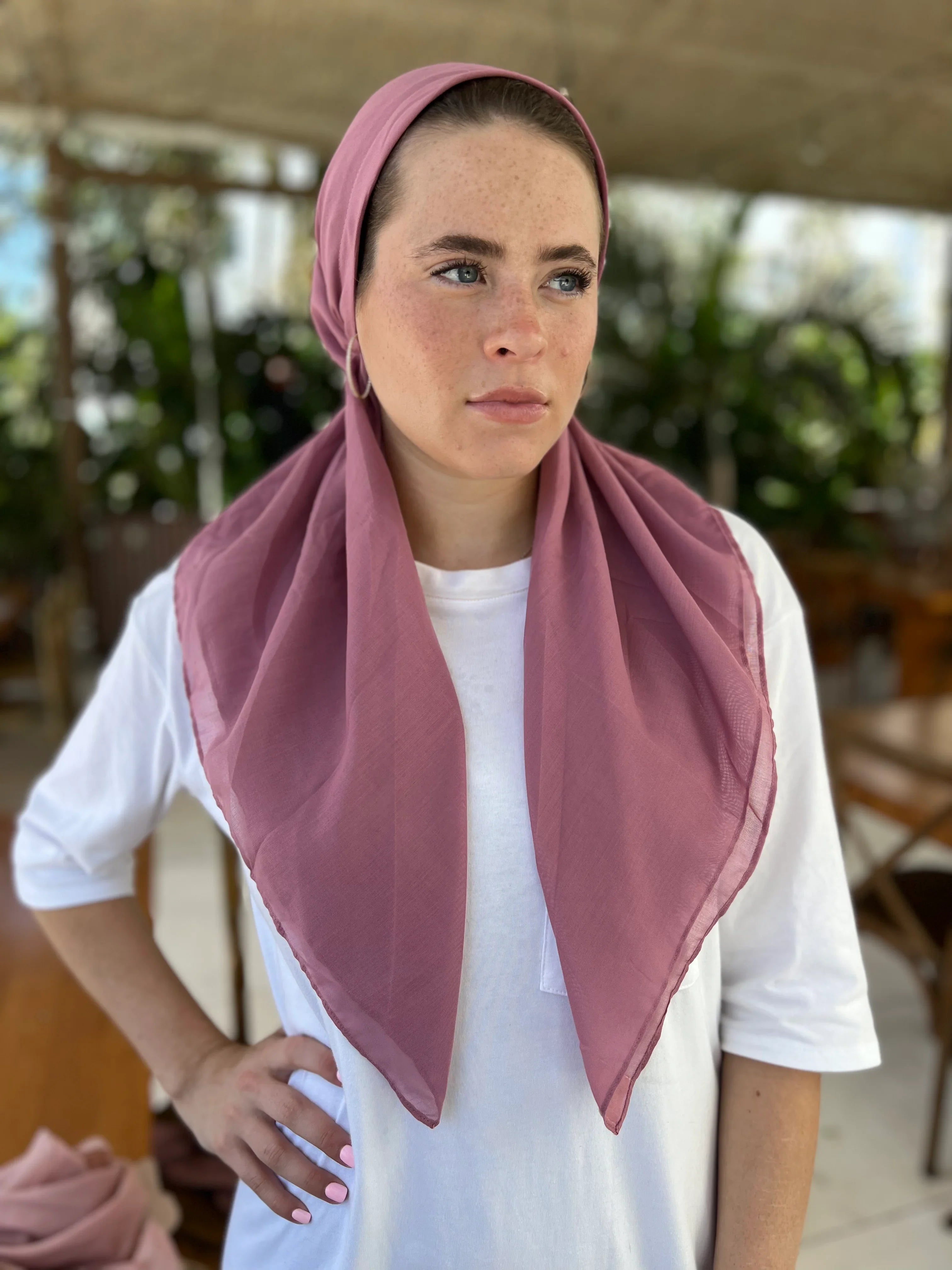 headscarf versatile classic cotton