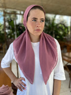 headscarf pretied classic cotton