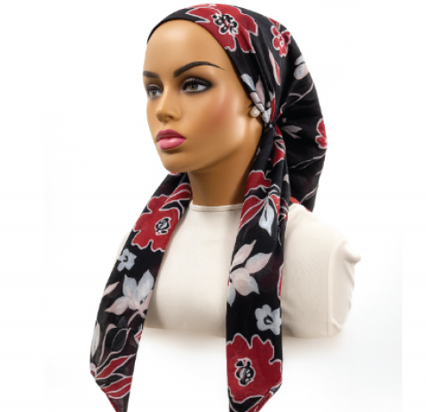 headscarf closed floralia
