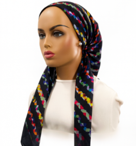headscarf closed signal stripe