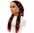 headscarf open blush bloom