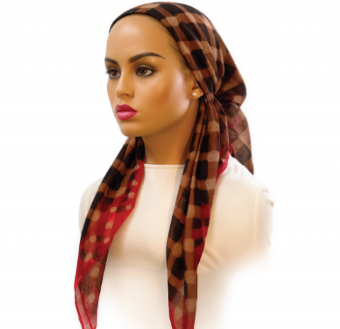 headscarf open harvest weave